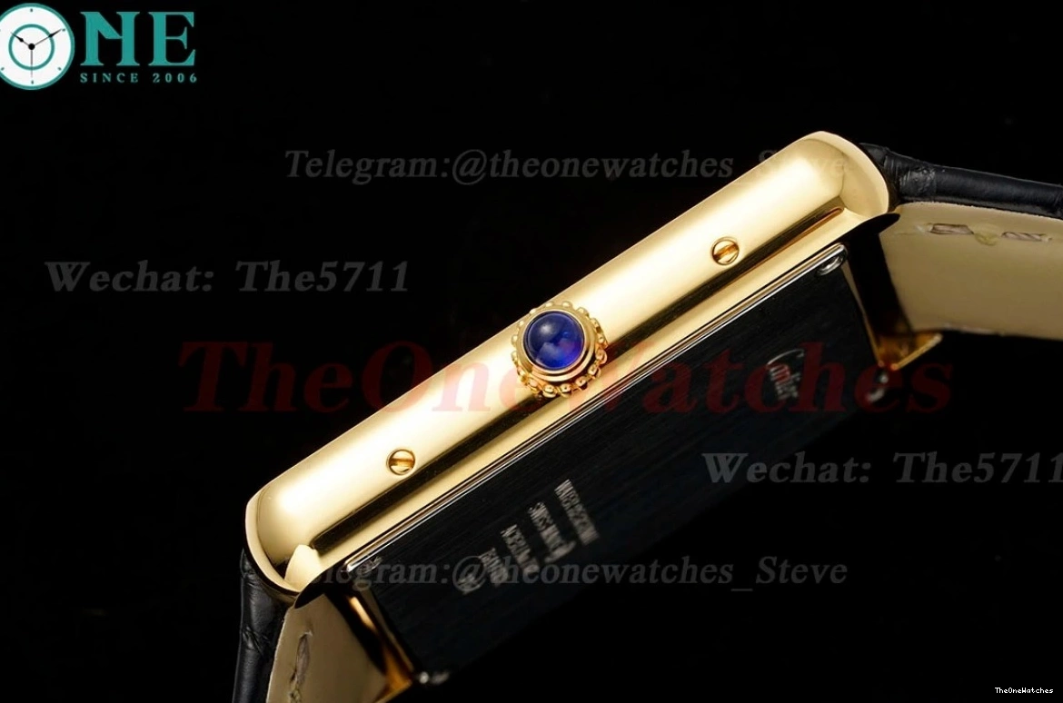 White LE YG 27.4mm AF Quartz Dia Dial Tank Solo 0203